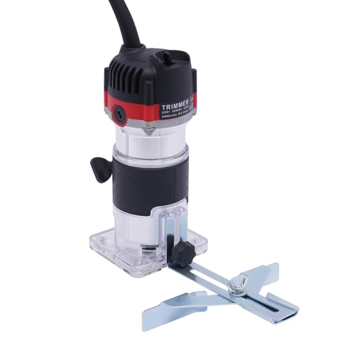 HolzfräSe OberfräSe, Elektrische OberfräSe, 800 W OberfräSe, Professional KantenfräSe, 6.35mm Elektrischer Holzschneider Holz Trimmer, 30000 U/Min, für KantenfräSen, NutenfräSen, Schneiden, Bohren HolzfräSe OberfräSe, Elektrische OberfräSe, 800 W OberfräSe, Professional KantenfräSe, 6.35mm Elektrischer Holzschneider Holz Trimmer, 30000 U/Min, für KantenfräSen, NutenfräSen, Schneiden, Bohren von Candygou