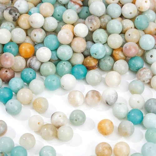 Canollo 70 Stück Naturstein Perlen für Armbänder, 4mm Perlen zum Auffädeln, Edelstein perle Set, Armband Steinperlen, Beads for Jewellery Making, Perlenset für Armbänder Halskette Ohrringe Canollo 70 Stück Naturstein Perlen für Armbänder, 4mm Perlen zum Auffädeln, Edelstein perle Set, Armband Steinperlen, Beads for Jewellery Making, Perlenset für Armbänder Halskette Ohrringe von Canollo