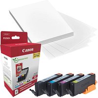 Canon CLI-571 XL C/M/Y/BK schwarz, cyan, magenta, gelb Druckerpatronen + Fotopapier Canon CLI-571 XL C/M/Y/BK schwarz, cyan, magenta, gelb Druckerpatronen + Fotopapier von Canon