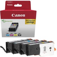 Canon CLI-581 BK/C/M/Y  schwarz, cyan, magenta, gelb Druckerpatronen, 4er-Set von Canon