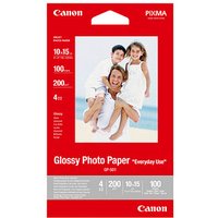Canon Fotopapier GP-501 10,0 x 15,0 cm hochglänzend 200 g/qm 100 Blatt von Canon
