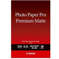 Canon Fotopapier PM-101 DIN A3+ matt 210 g/qm 20 Blatt von Canon