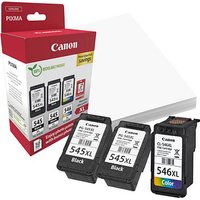 Canon PG-545XLx2/CL-546XL schwarz, color Druckköpfe + Fotopapier, 3er-Set Canon PG-545XLx2/CL-546XL schwarz, color Druckköpfe + Fotopapier, 3er-Set von Canon