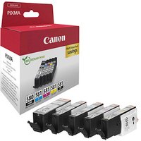 Canon PGI-580 PGBK/CLI-581 BK/C/M/Y  schwarz, cyan, magenta, gelb Druckerpatronen, 5er-Set von Canon