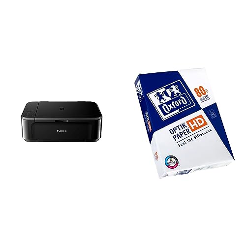 Canon PIXMA MG3650S Farbtintenstrahldrucker & Oxford Kopier-/Druckerpapier, Premium, 500 Blatt, DIN A4 Papier, 1 Pack Canon PIXMA MG3650S Farbtintenstrahldrucker & Oxford Kopier-/Druckerpapier, Premium, 500 Blatt, DIN A4 Papier, 1 Pack von Canon