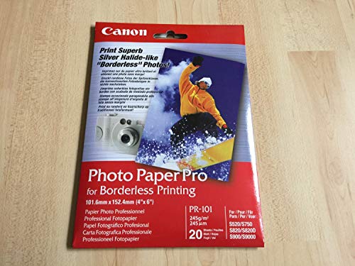 Canon Photo Paper Pro PR-101, Super High Gloss, 245g, 20 Blatt, 1029A015 von Canon