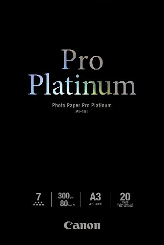 Canon Pro Platinum Fotopapier A3 2768b018 PT [20 Stück] von Canon