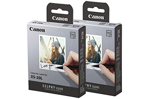 Canon XS-20L 2.7" x 2.7" Square Photo Paper for QX10 Printer - 40 Shots von Canon