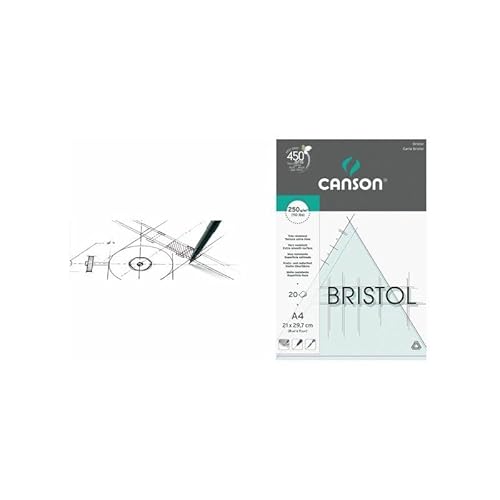 200457121 ca Bristol Zeichnen Pad – 250 gsm A3–250 Blatt 200457121 ca Bristol Zeichnen Pad – 250 gsm A3–250 Blatt von Canson