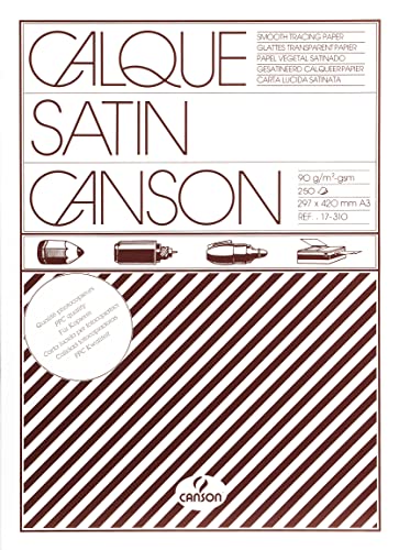 CANSON, Pauspapier, Glatt, 90gsm, 55lb, Bogen, A3-29,7x42cm, Box, Transparent, 250 Bögen - C200017310 CANSON, Pauspapier, Glatt, 90gsm, 55lb, Bogen, A3-29,7x42cm, Box, Transparent, 250 Bögen - C200017310 von Canson