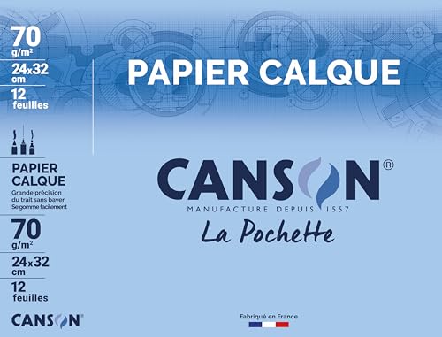 CANSON 200003197 Transparentpapier, 240 x 320 mm, 70 g/qm CANSON 200003197 Transparentpapier, 240 x 320 mm, 70 g/qm von Canson