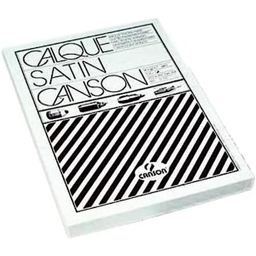 CANSON 200011117 Zeichenpapier, 500 x 650 mm, hoch, Transparent von Canson