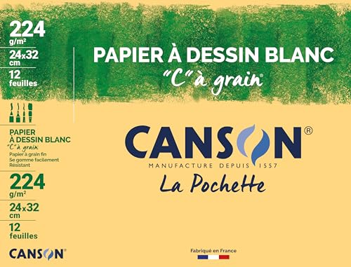 CANSON 200027103 Zeichenpapier, 224 g/qm von Canson