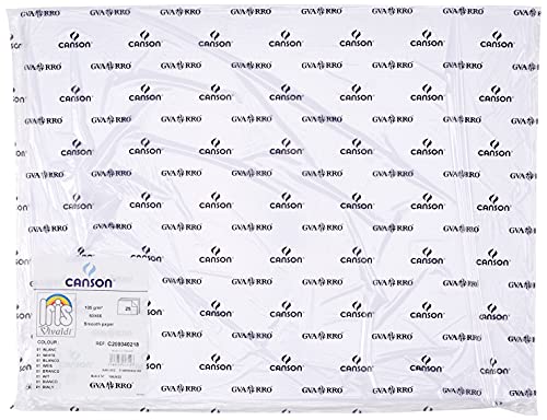 CANSON 200409038 25 Blätter Pappen, weiß von Canson