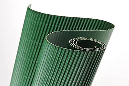 CANSON 200992617 Rolle gewellte Pappe, Kartenkarton, 50 x 70 cm, grün von Canson