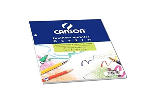 CANSON 39952 Mobiler Bogen A4, 210 x 297 mm, Zeichenpapier, Körnung 100 P, perforiert, sortiert CANSON 39952 Mobiler Bogen A4, 210 x 297 mm, Zeichenpapier, Körnung 100 P, perforiert, sortiert von Canson