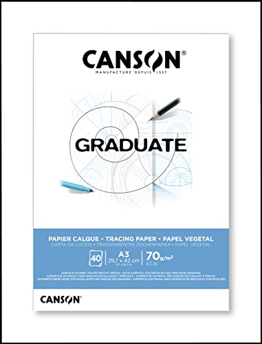 CANSON - Graduate – TRACING – Block 50 Blatt – A3-70 g/m² von Canson