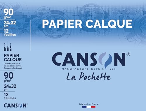 CANSON Transparentpapier, 240 x 320 mm, 90 g qm 200002772 CANSON Transparentpapier, 240 x 320 mm, 90 g qm 200002772 von Canson