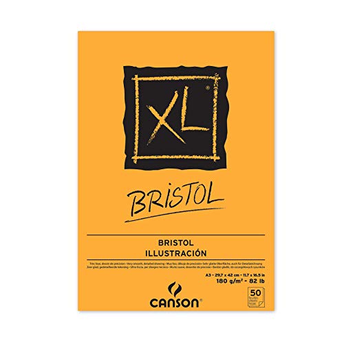 CANSON XL® Bristol, Bristolblock, DIN A3, 50 Blatt, 180 g/m² von Canson