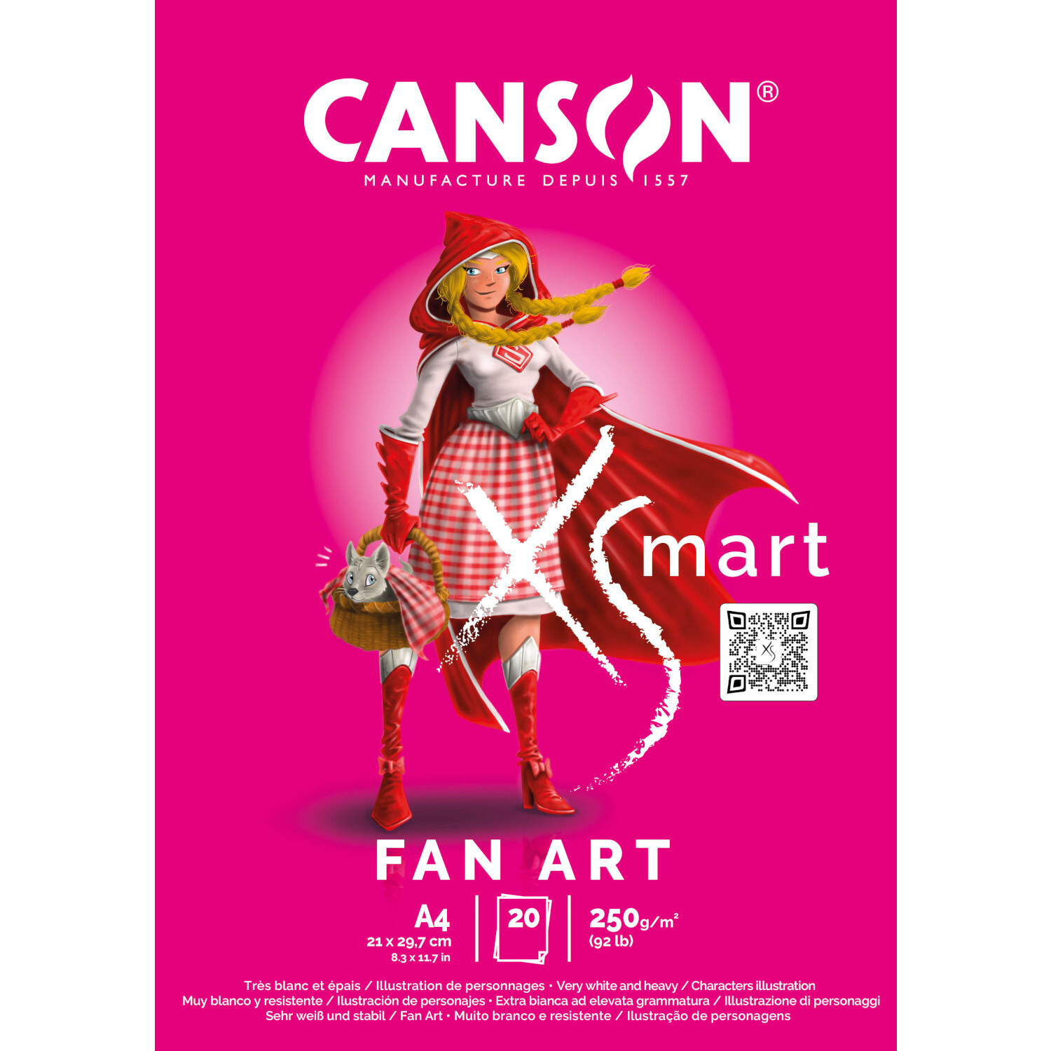 Canson CANXSMART Fan Art Block 20 Blatt DIN A4 250g/m² von Canson