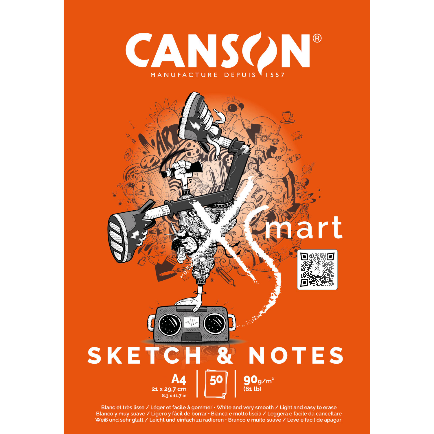 CANXSMART Sketch&Notes Block 50 Blatt CANXSMART Sketch&Notes Block 50 Blatt von Canson