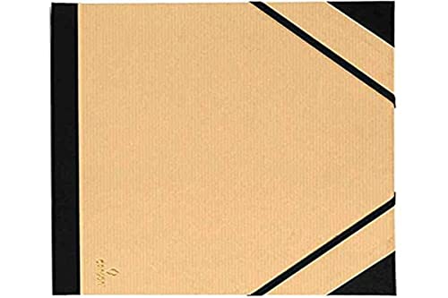 Canson 200003130 Zeichenmappe Kraft, 2 Eckspanner mit Gummizugverschluss, 10 Stück, 520 x 720 mm, hellbraun Canson 200003130 Zeichenmappe Kraft, 2 Eckspanner mit Gummizugverschluss, 10 Stück, 520 x 720 mm, hellbraun von Canson