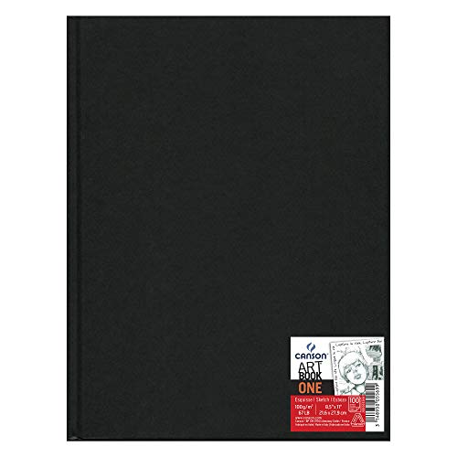 Canson 200005569 Art Book One 21.6 x 27.9 cm, weiß von Canson