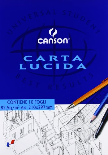 Canson 200005825 Zeichenblock aus Glanzpapier, 1 Pack mit 10 Blatt von Canson