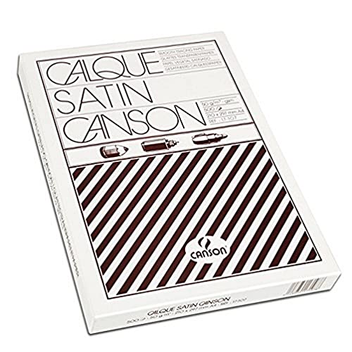 Canson 200017107 - Hochtransparentes Zeichenpapier, 50 x 65 cm von Canson