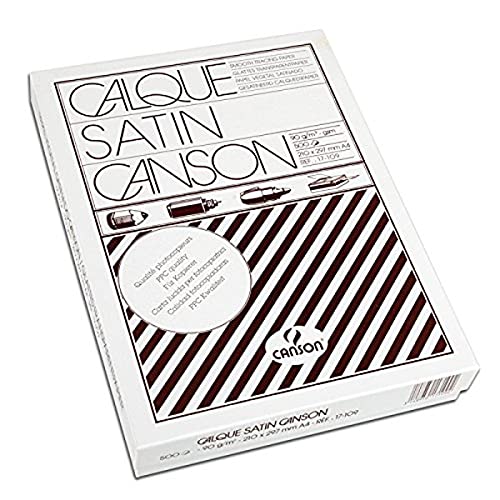 Canson 200017109 - Hochtransparentes Zeichenpapier, A4 von Canson