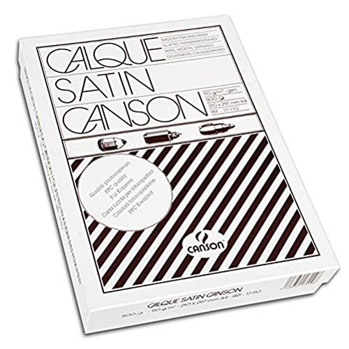 Canson 200017110 - Hochtransparentes Zeichenpapier, A4 von Canson