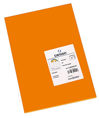 Canson 200040158 Iris Vivaldi glattes, farbiges Papier, A4, orange 09 Canson 200040158 Iris Vivaldi glattes, farbiges Papier, A4, orange 09 von Canson