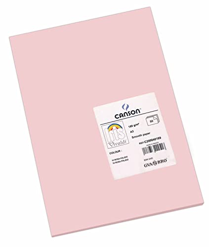 Canson 200040189 Iris Vivaldi glattes, farbiges Papier, A3, rosa 10 Canson 200040189 Iris Vivaldi glattes, farbiges Papier, A3, rosa 10 von Canson