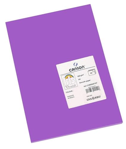 Canson 200040197 Iris Vivaldi glattes, farbiges Papier, A3, lila 18 Canson 200040197 Iris Vivaldi glattes, farbiges Papier, A3, lila 18 von Canson