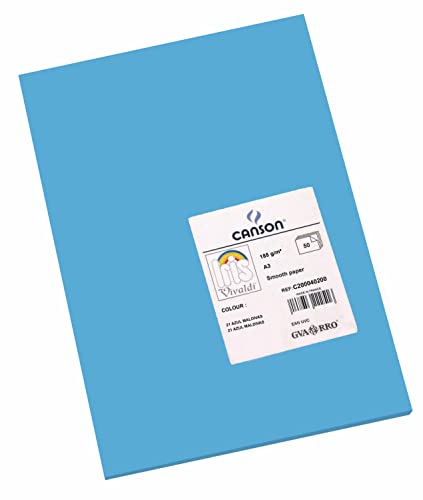 Canson 200040200 Iris Vivaldi glattes, farbiges Papier, A3, primärblau 21 Canson 200040200 Iris Vivaldi glattes, farbiges Papier, A3, primärblau 21 von Canson