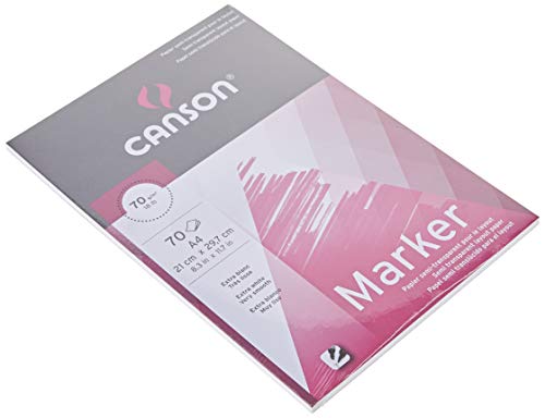 Canson 200297231 XL Marker papier, A4, hochweiß von Canson