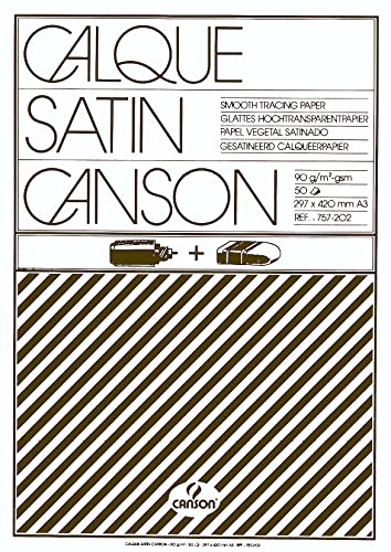 Canson 200757202 - Hochtransparentes Zeichenpapier, A3 von Canson