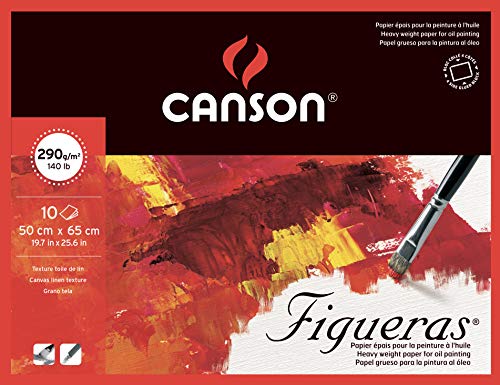 Canson 200857230 Figueras - Ölmalpapier, 50 x 65 cm, naturweiß Canson 200857230 Figueras - Ölmalpapier, 50 x 65 cm, naturweiß von Canson
