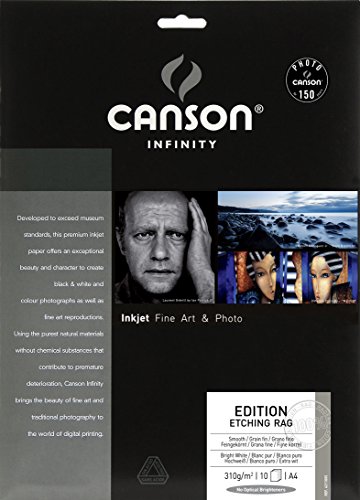 Canson 206211005 Edition Etching Rag Packung, Photopapier, A4 Canson 206211005 Edition Etching Rag Packung, Photopapier, A4 von Canson