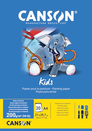 Canson 400015588 Hobby, Malpapier, A4, weiß Canson 400015588 Hobby, Malpapier, A4, weiß von Canson