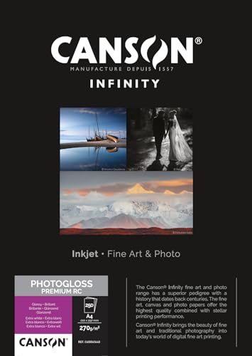 Canson 400045640 Photo Gloss Premium RC Box, A4 Canson 400045640 Photo Gloss Premium RC Box, A4 von Canson