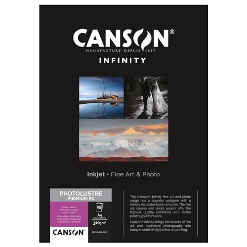 Canson 400049112 Photo Lustre Premium RC Box, A4, 21 x 29,7 cm von Canson
