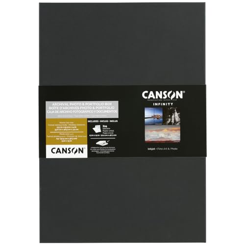 Canson 400052304 Archiv Boxen mit 25 Blatt Kristallpapier, A3+, 33.7 x 48.9 x 3.5 cm von Canson