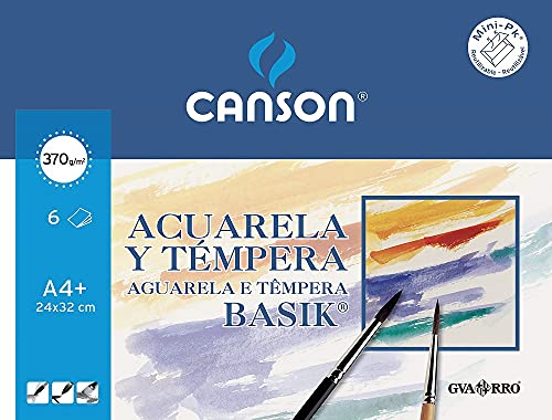 Canson 406347 Aquarellpapier, 6 Bögen von Canson