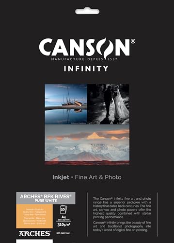 Canson 94660 Inkjet-Papier, 10 x 15 cm, 50 Fg, 255 Gr, Hightgloss Rc von Canson
