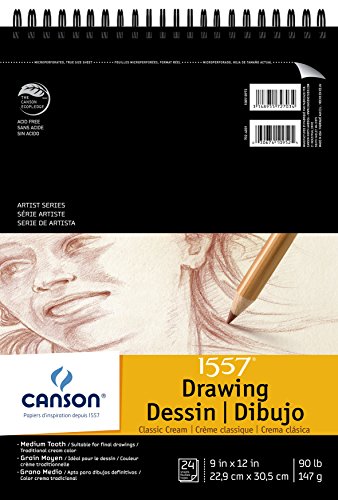 Canson Artist Series Drawing Pad 9"X12"-Classic Cream 24 Sheets von Canson