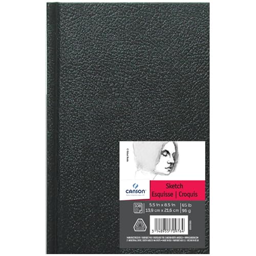 Canson Artist Series Skizzenbuch, Papier, für Bleistift und Kohle, säurefrei, gebunden, 29,5 kg, 14 x 21,6 cm, 100 Blatt, 0, 5.5"X8.5" Canson Artist Series Skizzenbuch, Papier, für Bleistift und Kohle, säurefrei, gebunden, 29,5 kg, 14 x 21,6 cm, 100 Blatt, 0, 5.5"X8.5" von Canson
