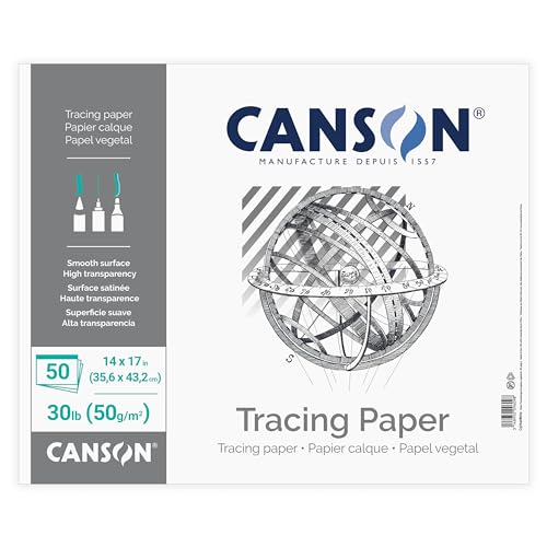 Canson Artist Series Transparentblock, Weiß von Canson