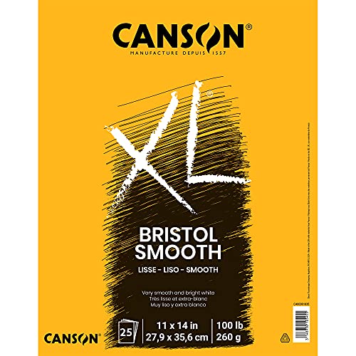 Canson Bristol-Papierblöcke, Papier, Gelb, Schwarz, 11x14 Canson Bristol-Papierblöcke, Papier, Gelb, Schwarz, 11x14 von Canson