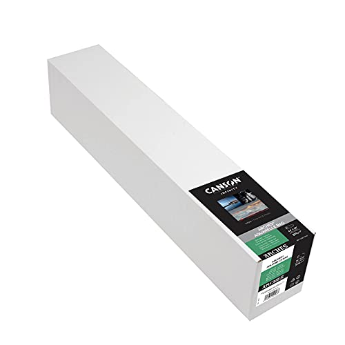 Canson Infinity Arches Aquarelle Rag Aquarellpapier, strukturiert, matt, 310 g/m², 61 cm x 157 cm, Rolle von Canson